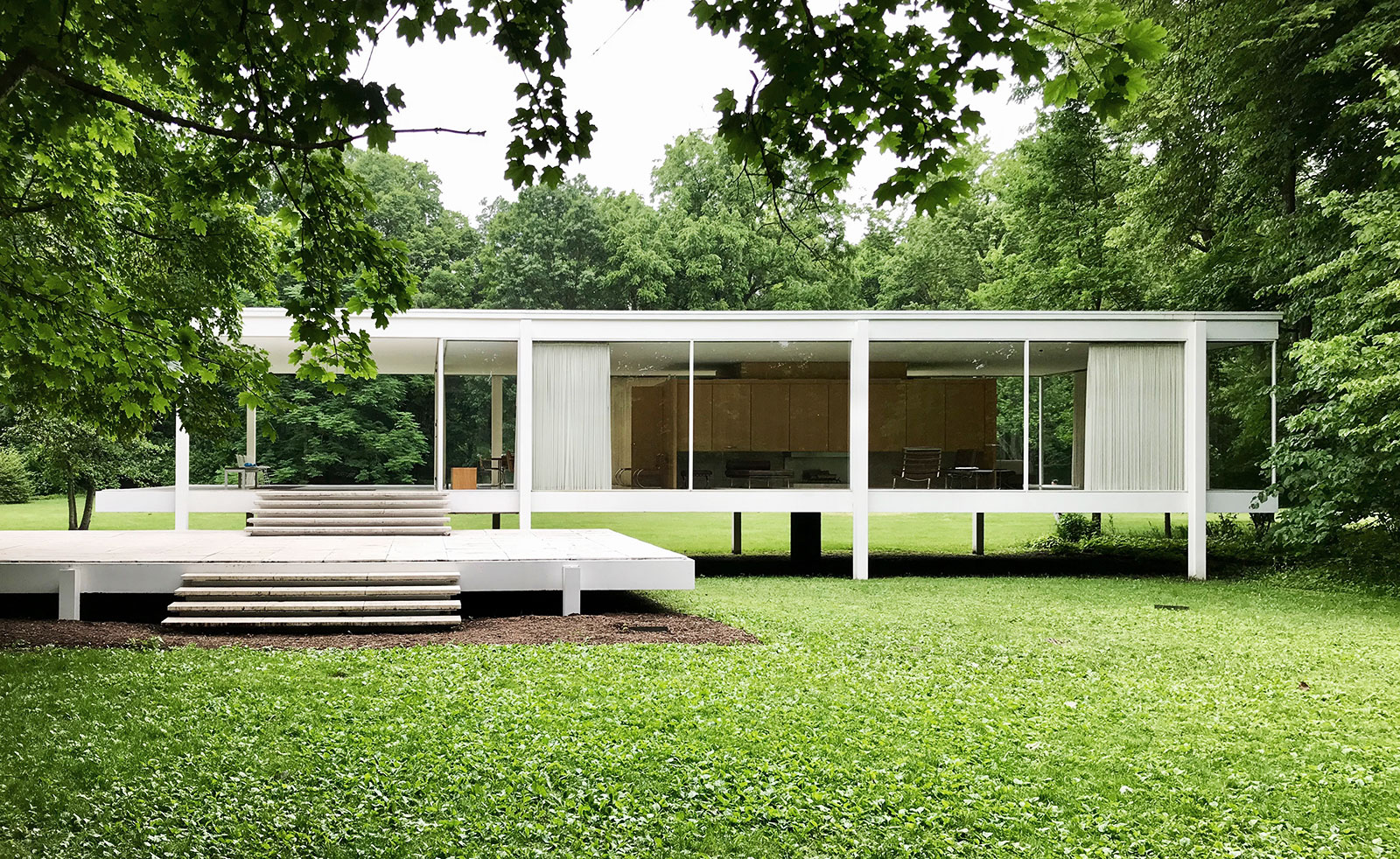 mies van der rohe farnsworth house elevation