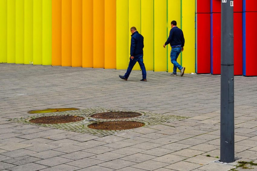 Munich's most colorful Shopping Centre Facade / Michael Nguyen Photographs