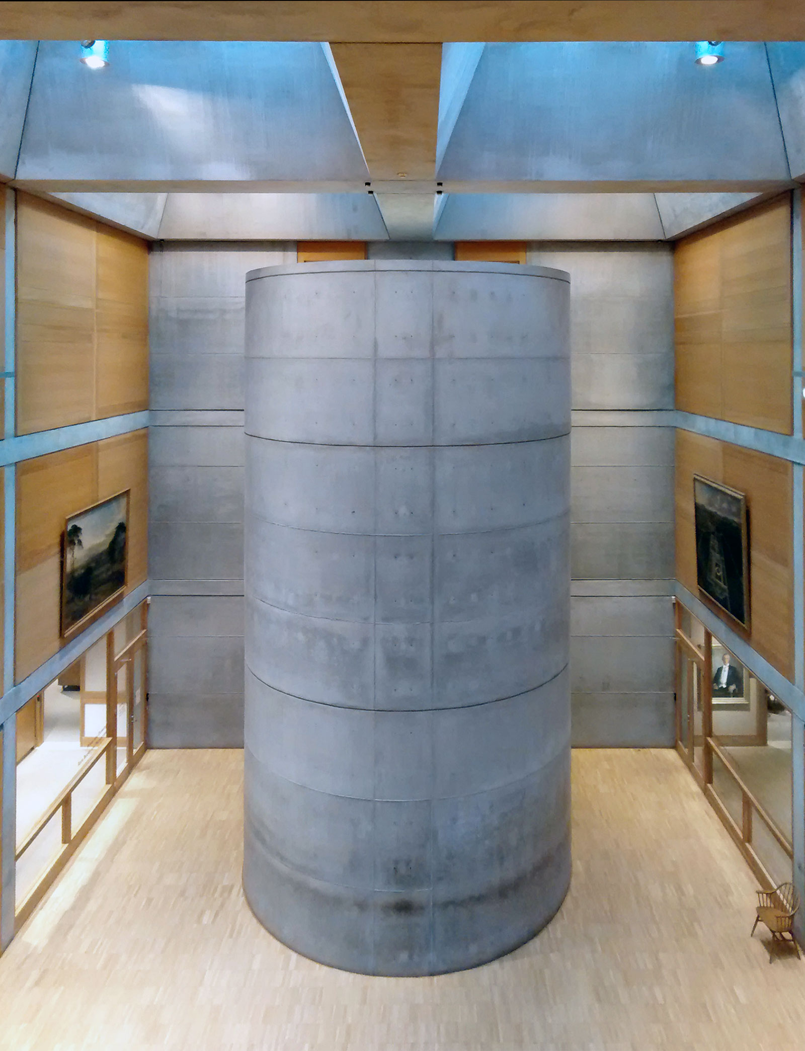 Interior Void - Yale Center for British Art / Louis Kahn
