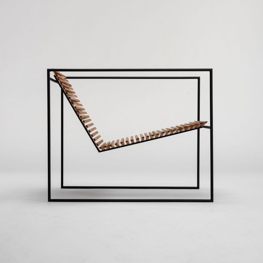 Minimal Techno Arm Chair by Sebastiaan Van Beest
