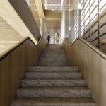 Gothenburg University Library by Cobe stairs