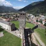 Castelgrande Castle Renovation Aurelio Galfetti Bellinzona Switzerland Archeyes trevor patt aerial