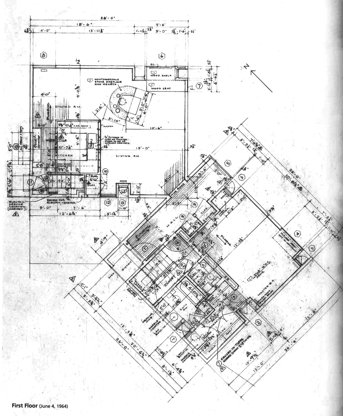 fisher-house-louis-kahn-plan-section-google