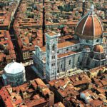 Florence Cathedral The Duomo Santa Maria Fiore Filippo Brunelleschie plan aerial plan