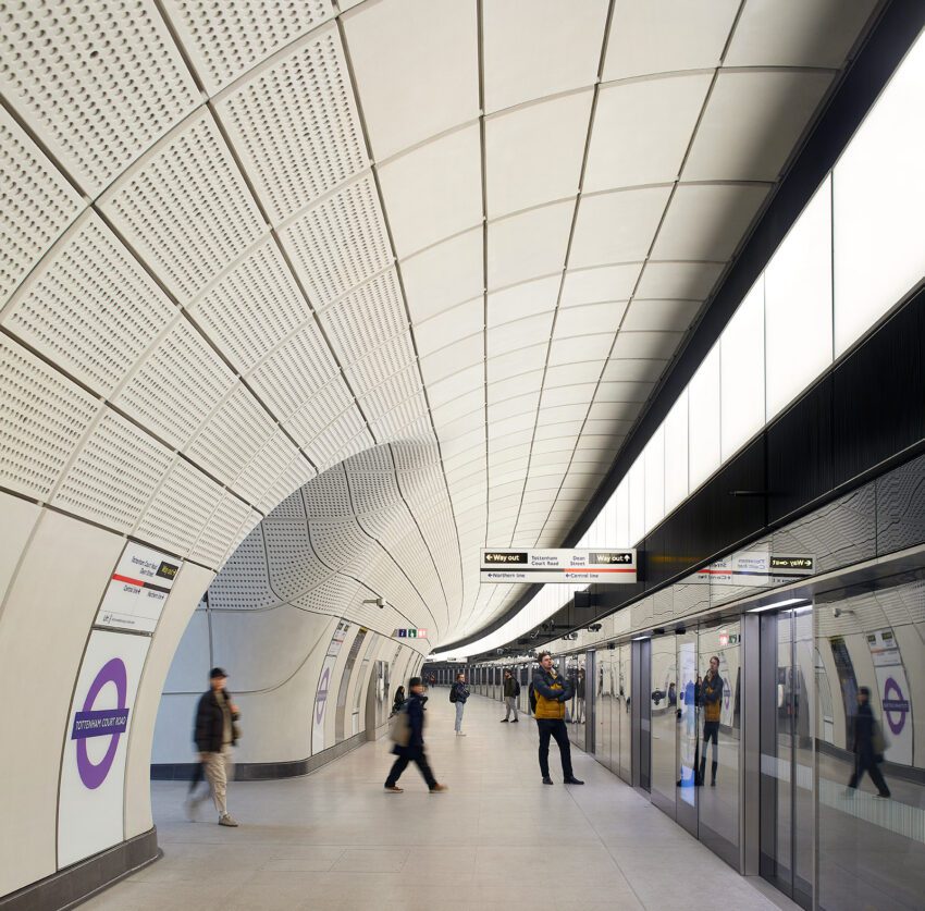 Elizabeth line Grimshaw photos by Hufton Crow