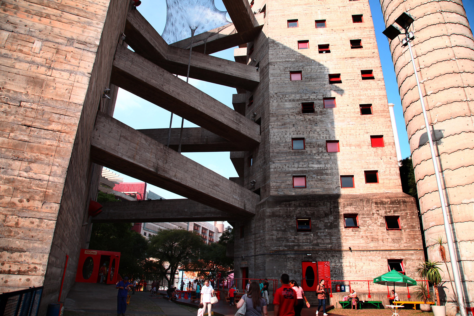 Lina Bo Bardi SESC Pompeia Factory Sao Paulo Architecture ArchEyes Luciano Marra
