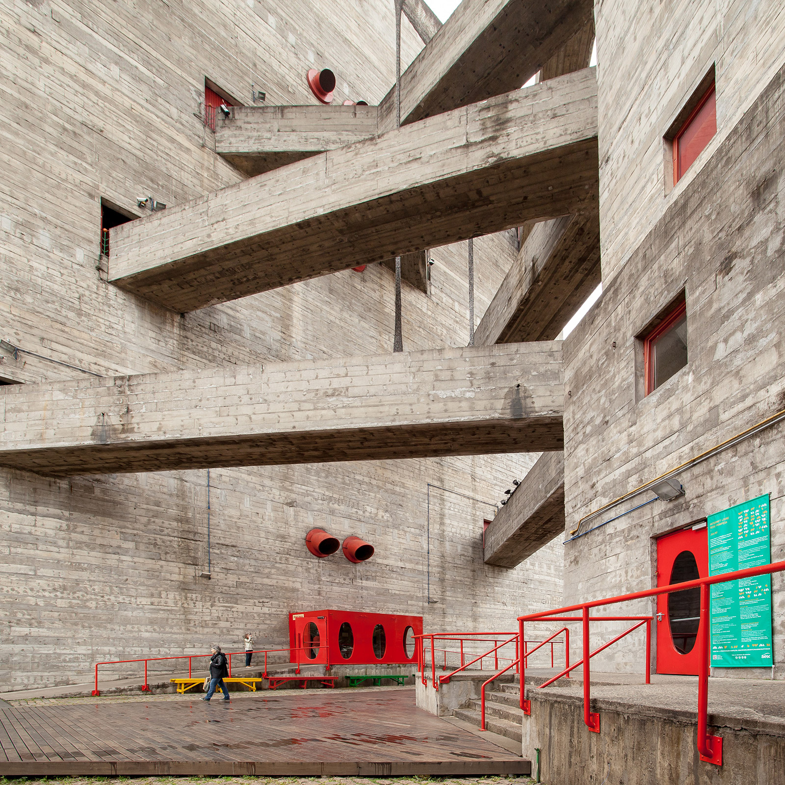 Lina Bo Bardi SESC Pompeia Factory Sao Paulo Architecture ArchEyes Scott Norsworthy