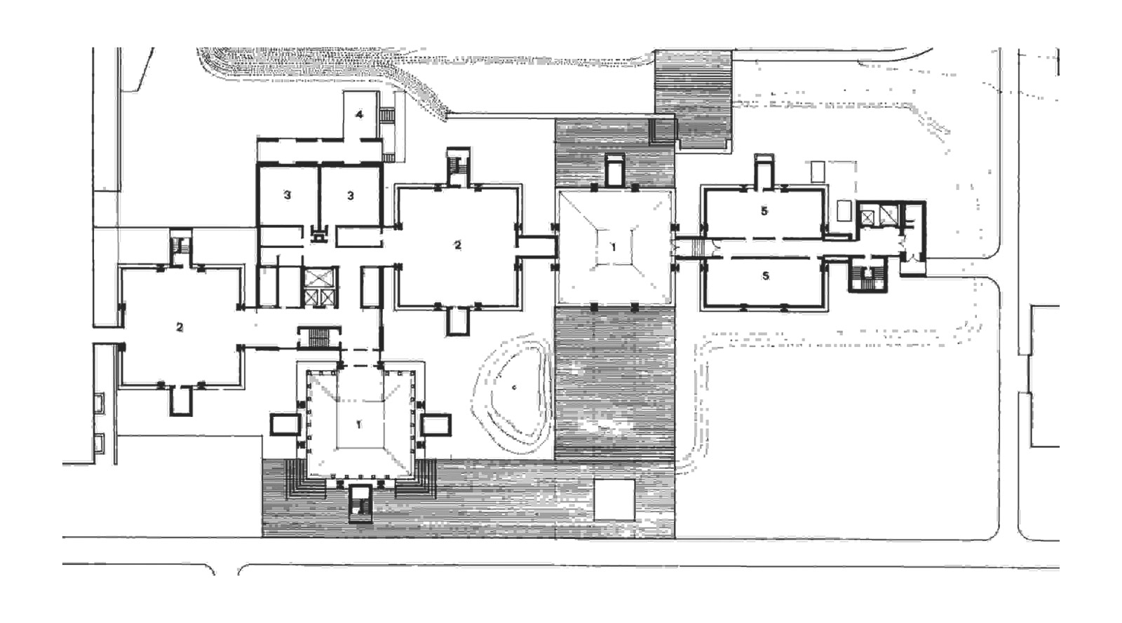 Louis Kahn richards medical research laboratories floor plan