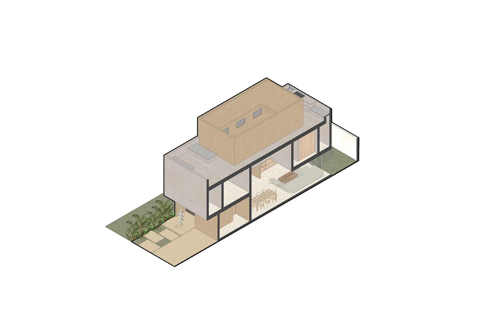 Casa Veronica long section iso