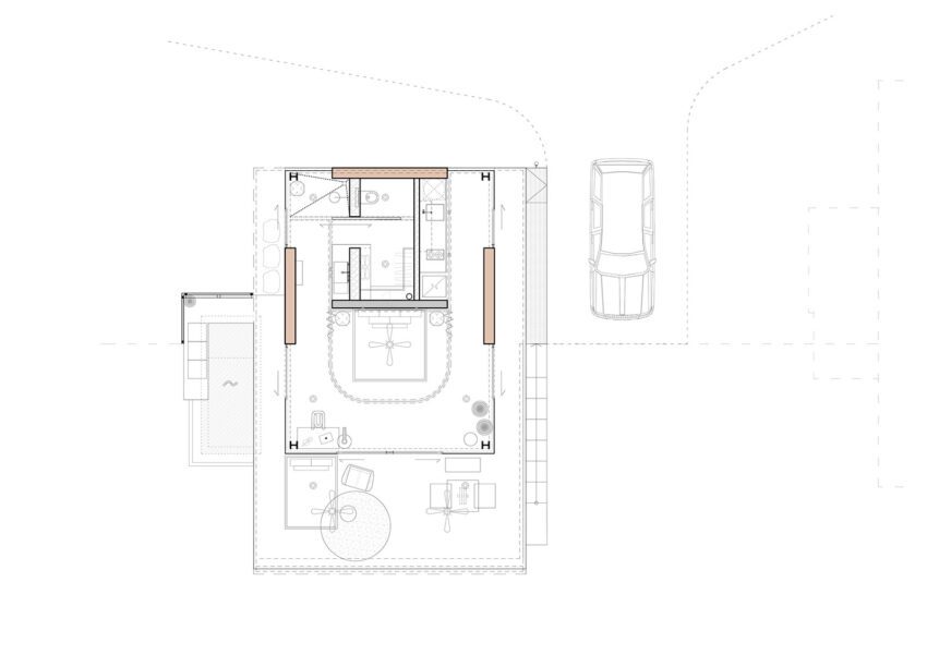 achiote villa ground floor plan