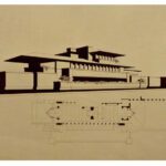 Frederick C Robie House Woodlawn Avenue Chicago Cook County Archeyes drawing