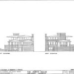 Frederick C Robie House Woodlawn Avenue Chicago Cook County Archeyes elevation