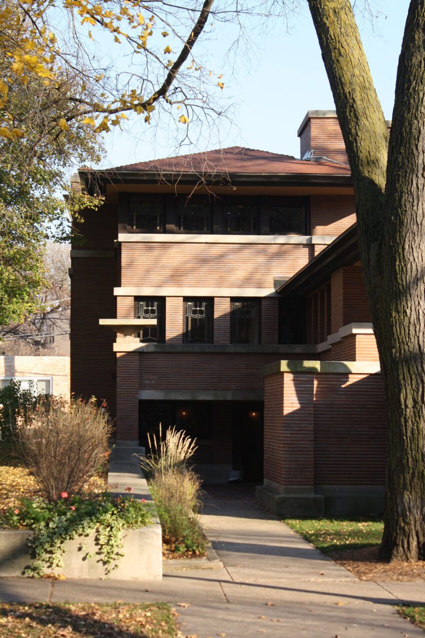 Frederick C Robie House Woodlawn Avenue Chicago Cook County Archeyes geraldhumphrey