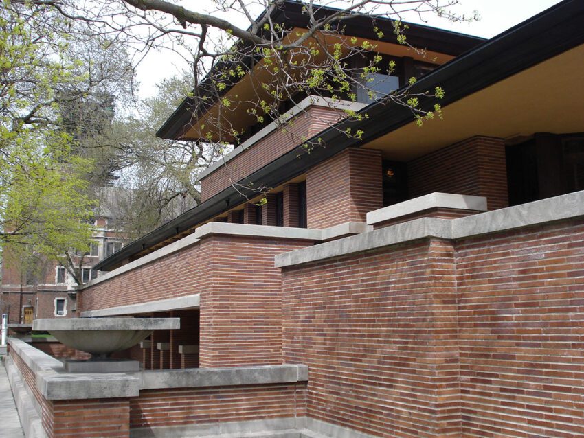 Frederick C Robie House Woodlawn Avenue Chicago Cook County Archeyes timothy brown