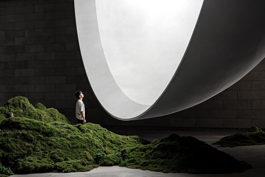 syn architects the hometown moon interior moon moutain person