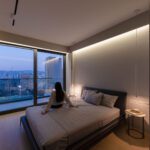 Furrow Minimalistic Interior Apartment Design STIPFOLD Architects ArchEyes bedroom