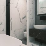 Furrow Minimalistic Interior Apartment Design STIPFOLD Architects ArchEyes toilet