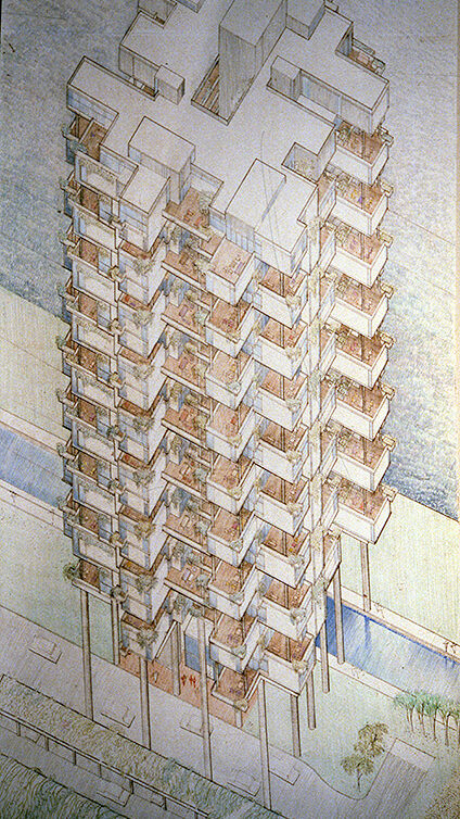 Paul Rudolph The Colonnade Condominiums ArchEyes Paul Rudolph Collection Library of Congress Prints Photographs Division