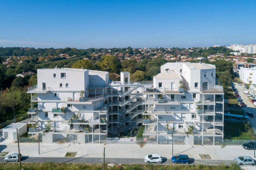 ZAC Saint Martin Apartments Aldric Beckmann Architects Toulouse Aerial