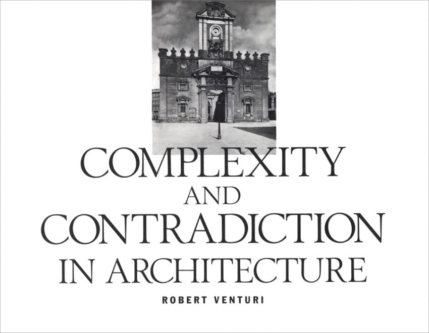 Architecture Book Cover of Complexity and Contradiction in Architecture by Robert Venturi