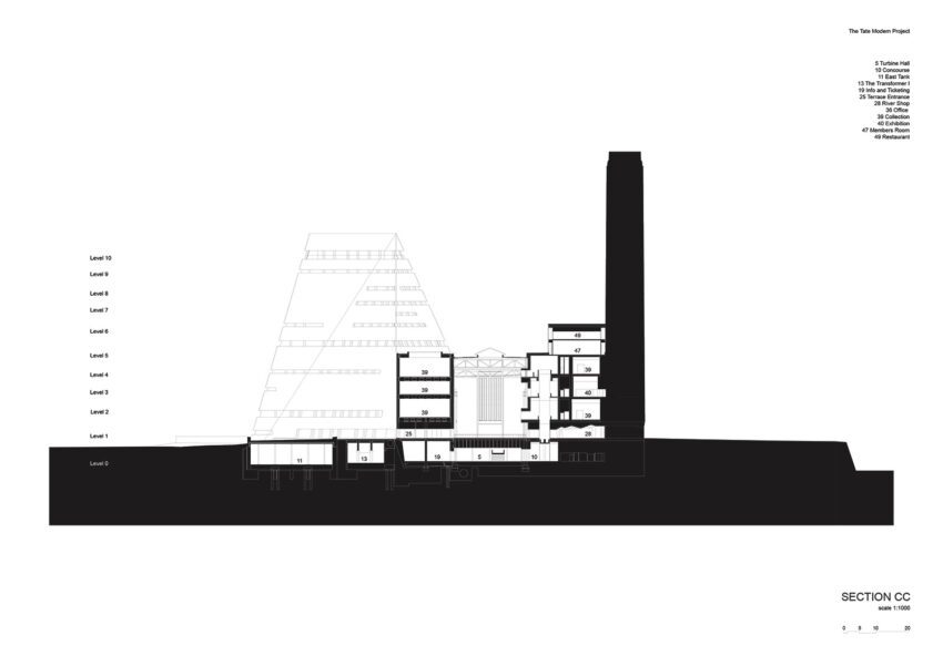 Tate Modern Herzog and de Meuron London Museum Cultural Landscape ArchEyes floor plan S CC