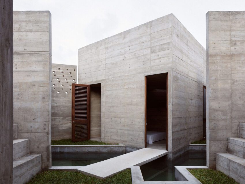 The Zicatela House Ludwig Godefroy Landscapes Oaxaca Concrete Mexico ArchEyes swimming