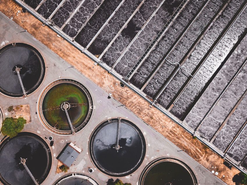 Water Treatment Plant Aerial View - Ivan Bandura 