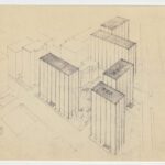 Lake Shore Drive Apartments Mies Van Der Rohe Modernism ArchEyes Aerial drawing