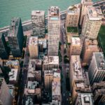 Lake Shore Drive Apartments Mies Van Der Rohe Modernism ArchEyes Aerial view tuan nguyen