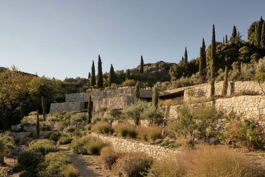 Liknon K Studio Metaxa Heritage Samos Greece Landscape ArchEyes exterior