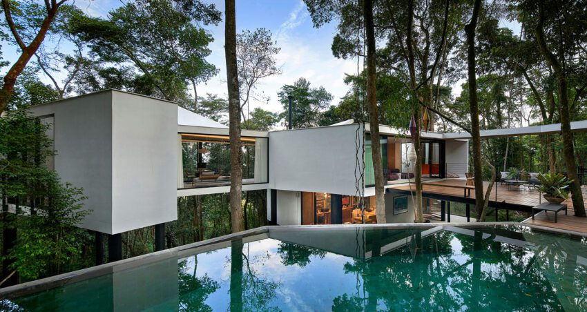 Lily House Brazil Tetro Architecture Glass House ArchEyes