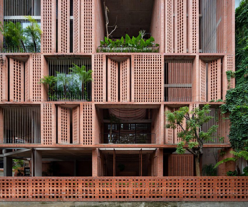 Revolutionizing Workspace Design Premier Office Tropical Space Ho Chi Minh City Vietnam ArchEyes facade detail