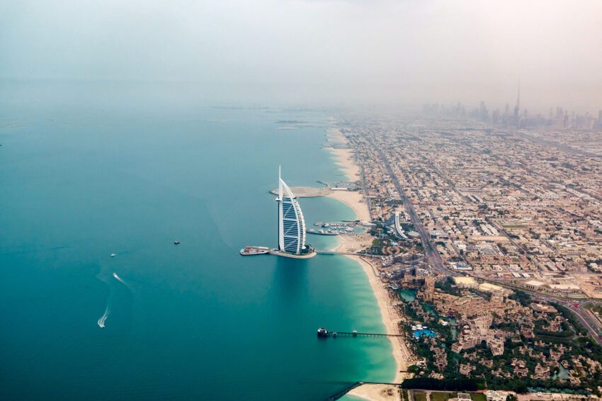 Dubai Aerial View by Christoph Schulz