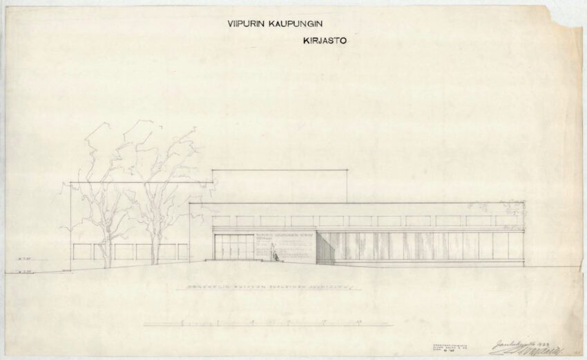 Alvar Aalto Vyborg Library Viipuri ArchEyes original plans