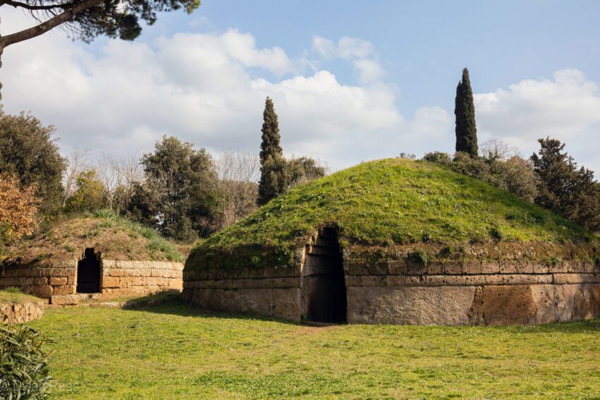 Etruscan Tumuli Echoes Past Earthen Monuments ArchEyes Dylan Rees