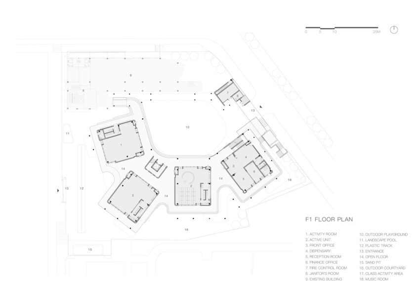Kindergarten Museum Forest Atelier Apeiron Redefining Boundaries ArchEyes China floor plan