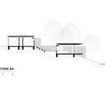 The Cafe House TETRO Architecture Culture Coffee ArchEyes DRAWINGS SECTION AA