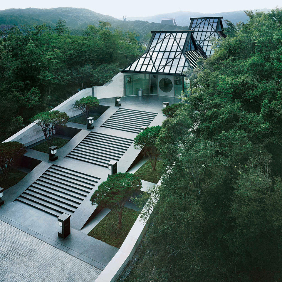 A sacred architectural space in the mountain – Miho Museum