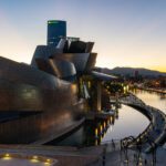 david vives The Guggenheim MuseumBilbao Spain Frank Gehry titanium ArchEyes