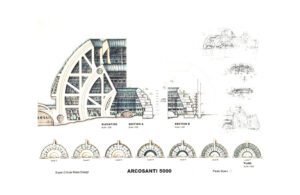 Arcosanti Paolo Soleri Experiment Architecture Ecology ArchEyes Arizona USA sections