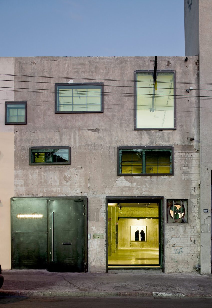 Factory Contemporary Art Gallery Herzl Street A Lerman Architects Tel Aviv Israel ArchEyes facade