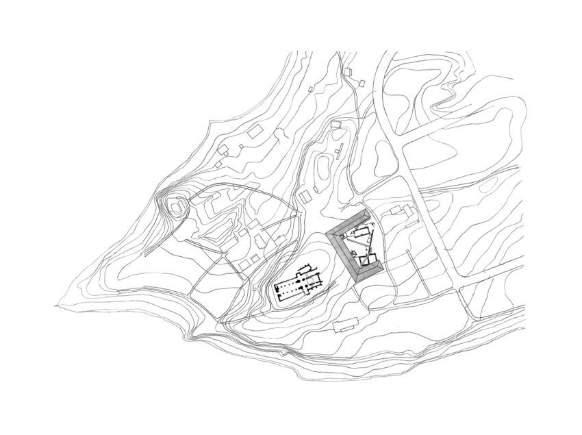 Hedmark Museum Norway Sverre Fehn ArchEyes site plan