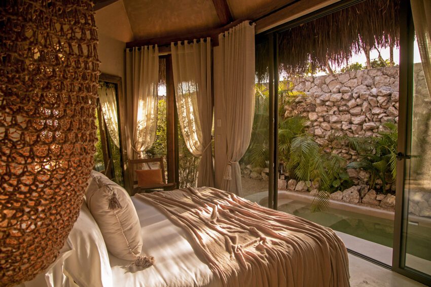 Hotel Muare Taller de Arquitectura Viva Tulum Mexico ArchEyes bedroom