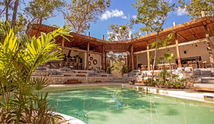 Hotel Muare Taller de Arquitectura Viva Tulum Mexico ArchEyes pool