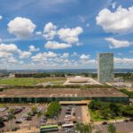 National Congress Brazil Oscar Niemeyer Brazilia Architecture ArchEyes gonzalo viramonte aerial