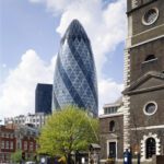 The Gherkin The Swiss Re Headquarters Norman Foster Partners ArchEyes street view