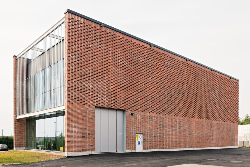 Vuosaari Heat Pump Building Virkkunen Co Architects Brick Architecture ArchEyes Exterior