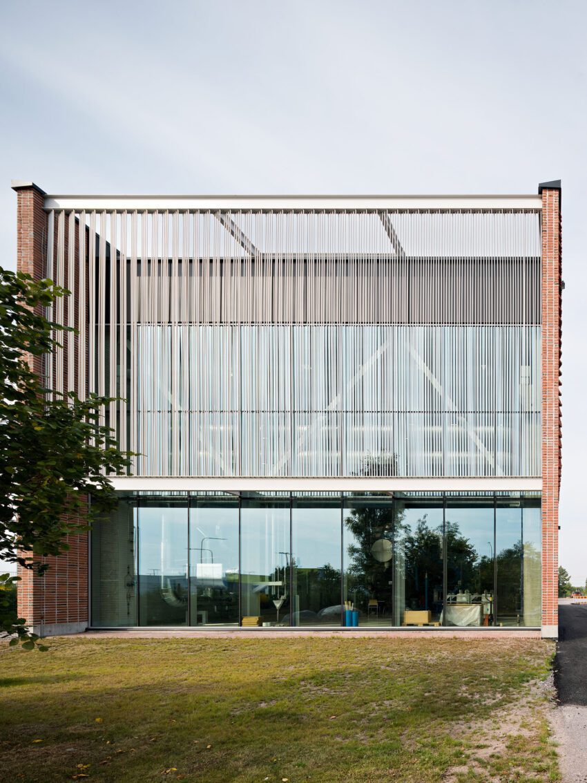 Vuosaari Heat Pump Building Virkkunen Co Architects Brick Architecture ArchEyes Exterior facade