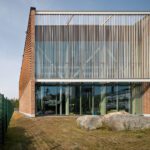 Vuosaari Heat Pump Building Virkkunen Co Architects Brick Architecture ArchEyes Exterior glass