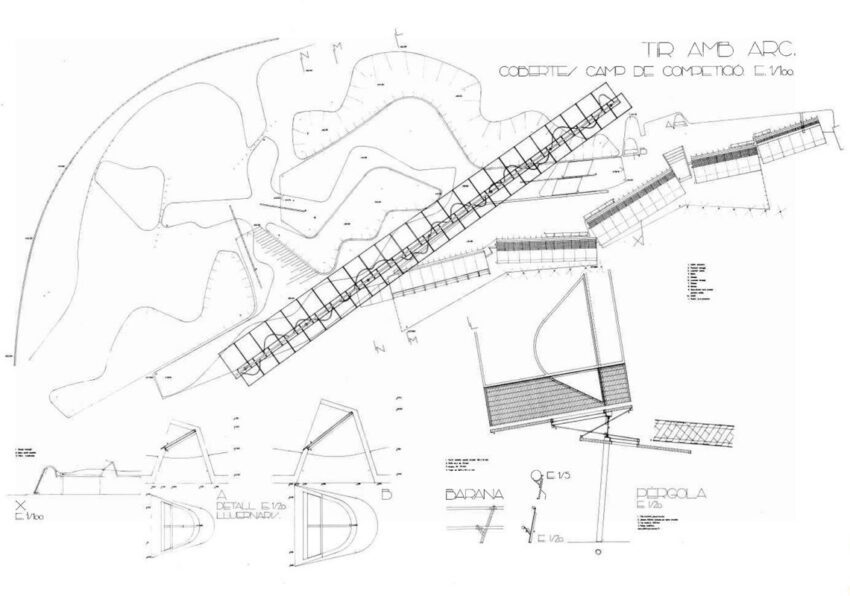 Igualada Cemetery In Igualada Spain by Enric Miralles Carme Pinos ArchEyes plans